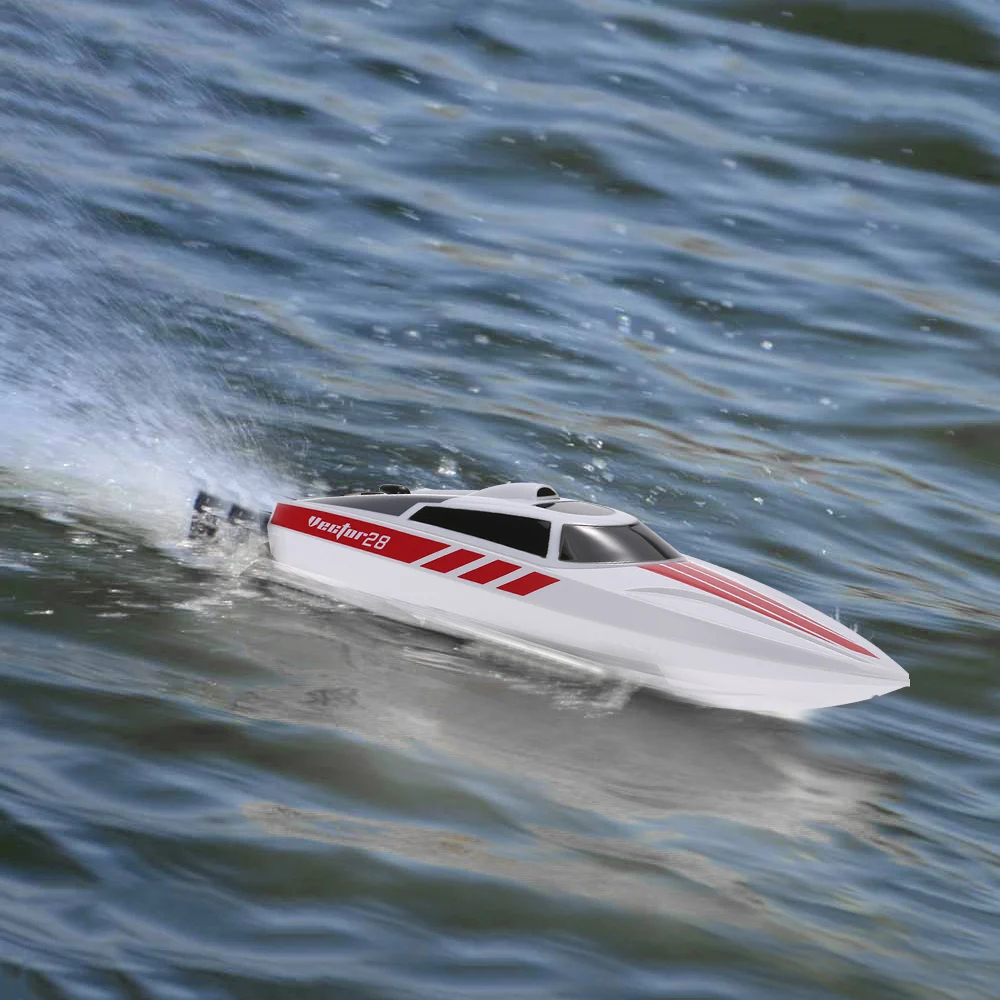 VolantexRC Vector28 795-1 2.4GHz 30km/h Super High Speed Brushed Pool RTR RC Racing Boat Waterproof Fishing Best Gift | Игрушки и хобби
