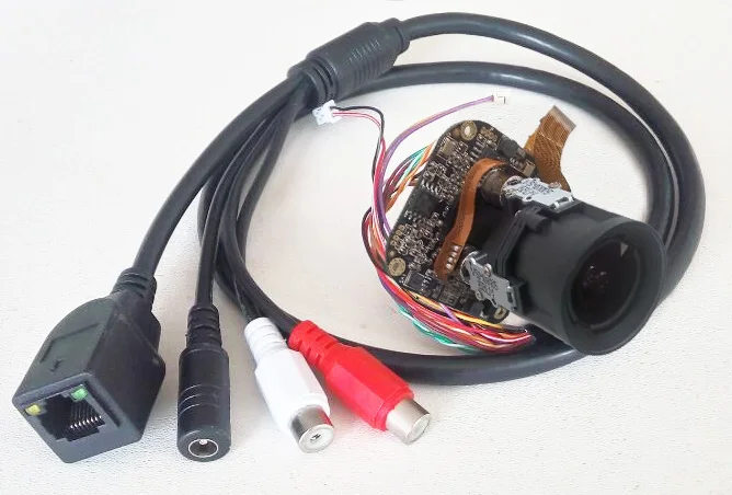 CCDCAM 4MP IPC 4x моторизованный зум и автоматический фокусный объектив 1/" 4.0MP CMOS OV4689+ Hi3516D CCTV IP камера модуль Плата с кабелем LAN