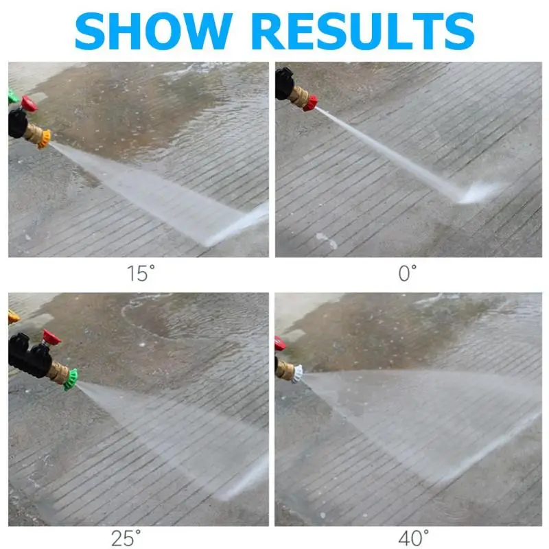 5 шт. мойка высокого давления насадка для распыления пены снега 2 GPM 0-40 градусов 3600