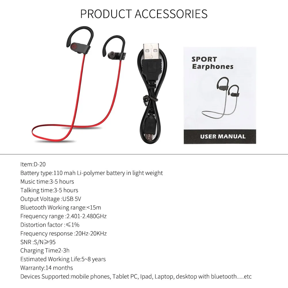 KOOYUTA портативные Bluetooth наушники складные беспроводные наушники стерео музыка с микрофоном Поддержка TF fm-радио для sony и крюк уха