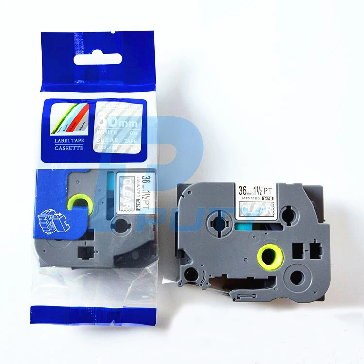 1 шт. PUTY совместимые TZ2 165/TZ2-165/tz 165/tz2-165/tz165/36 мм * 8 м/с белыми пятнами прозрачная