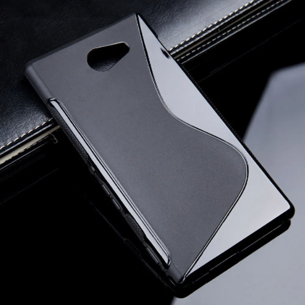 Специальное предложение для sony M2 чехол сверхпрочный броня для Xperia S50h D2303 D2305 D2306 Dual Sim D2302 жесткий чехол комбинированный - Цвет: Черный