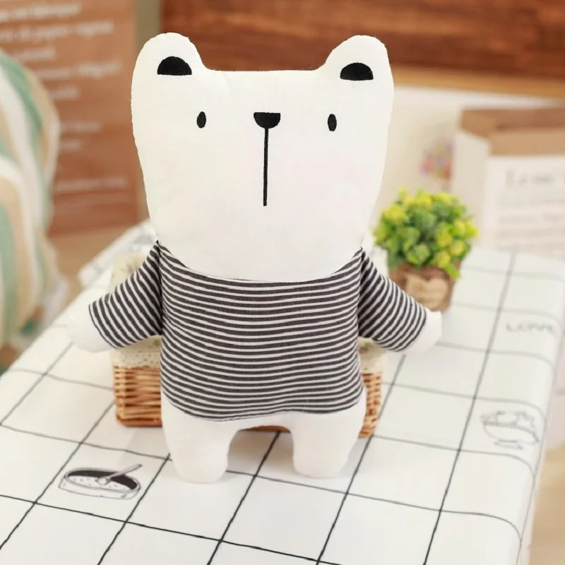 

Cute Animal Polar Bear Rabbit Unicorn Plush Stuffed Cushion Pillow Baby Calm Sleep Dolls Nordic Kids Room Decor Toys Photo Props