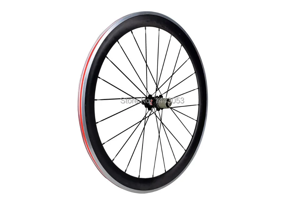 60 мм углеродная дорожная велосипедная клинчерная колесная пара с тормозной