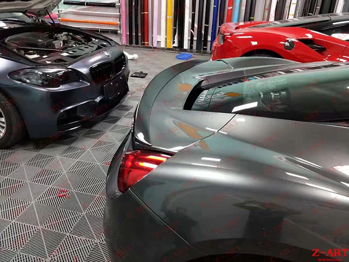 Z-ART углеродного волокна задний спойлер для феррари 488 ducktail паук GTB | Автомобили и