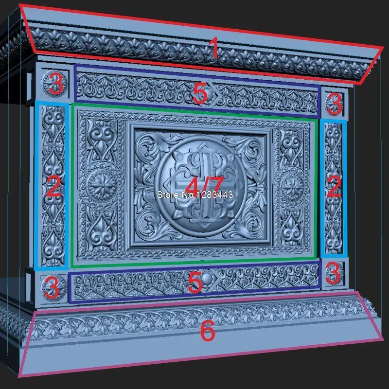 7 шт./лот, высокое качество, новая 3D модель для ЧПУ, 3D резная фигура, скульптура, машина в STL файл алтарь