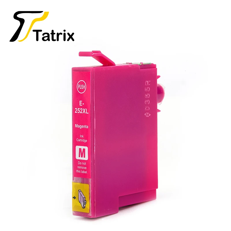 Tatrix для Epson 252XL совместимый картридж с чернилами T2521XL Применение рабочей силы WF 3620