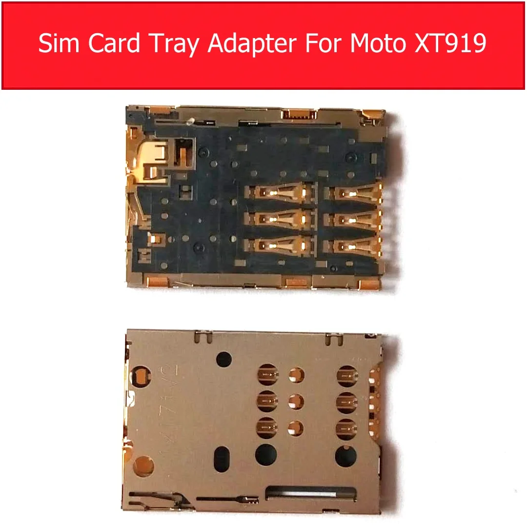 Оригинальный разъем для Sim карты Motorola Moto xt919 nokia n8 c7|Шлейфы мобильных телефонов| |