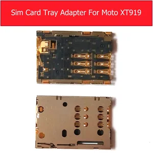 Оригинальное гнездо для Sim-карты для Motorola Moto xt919, разъем для лотка для Sim-карты для nokia n8 c7 c-00, адаптер для Sim-карты, замена и ремонт
