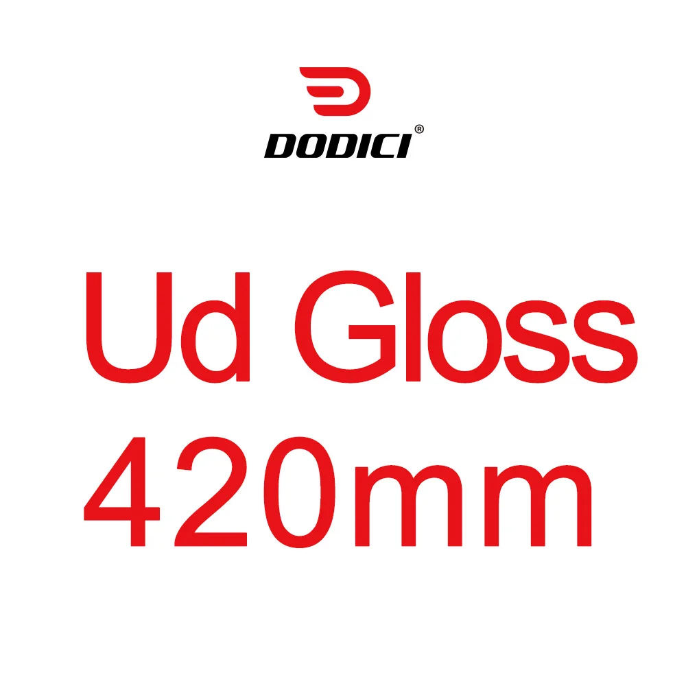 UD Gloss 420mm DODICI самых лучших брендов, полностью из углеродного волокна, руль для шоссейного велосипеда из углеродного волокна, углеродный изгиб руля велосипеда из углеродного волокна 31,8*400/420/440 мм - Цвет: UD Gloss 420mm