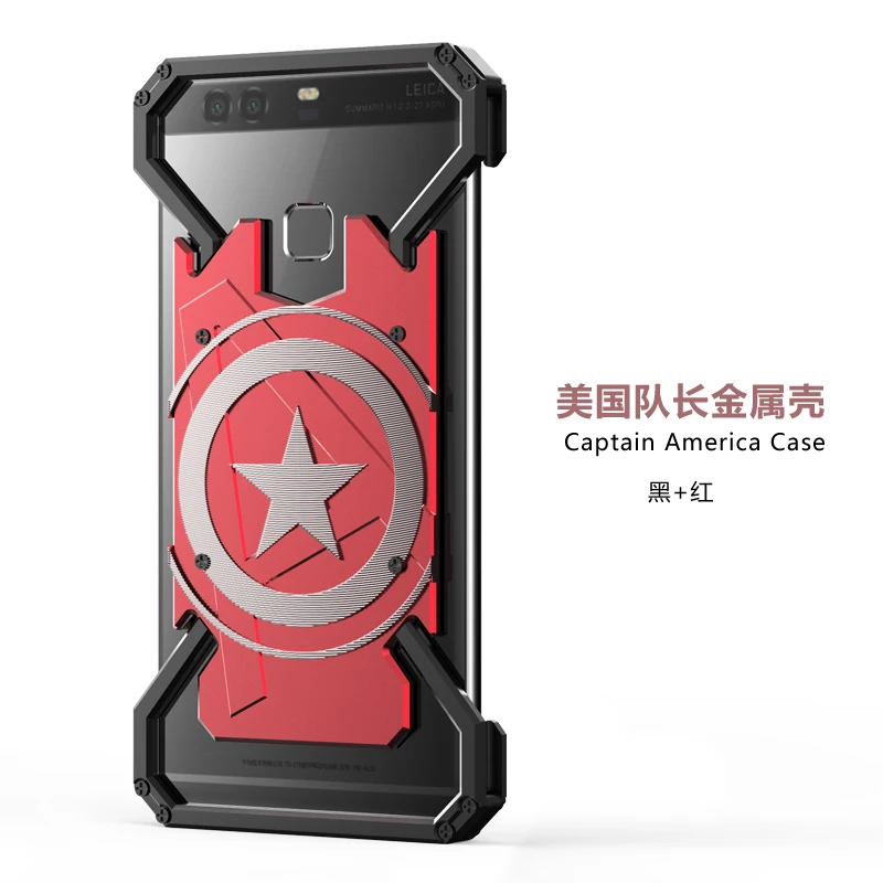 Металлический Чехол Super Hero для Huawei P30 Pro P20 Lite P10 P9 Plus Nova 5 5i 4 3 3i 3e 2 2S чехол с кольцом для телефона с изображением Человека-паука