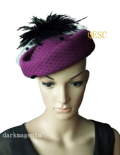 Новинка 4 цвета 100% шерсть фетровая шляпа/шапка для зимних гонок свадьбы Кентукки