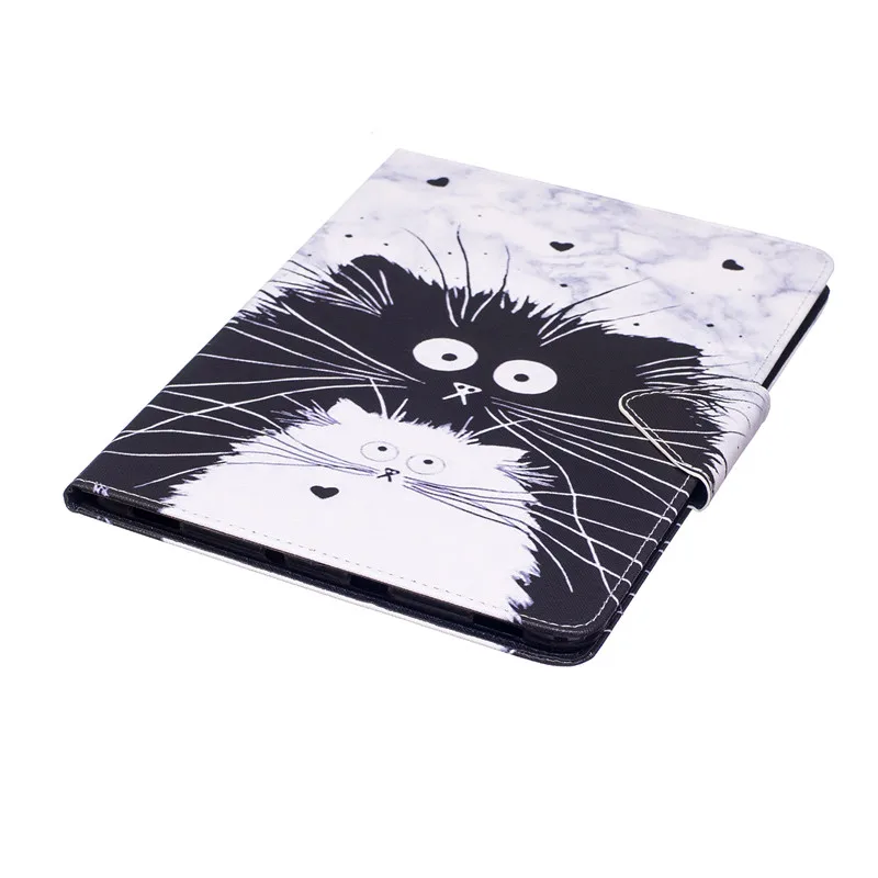 Wekays For Samsung Tab S3 9.7&quot T820 Cartoon Cat Leather Fundas Case Galaxy 9.7 inch T825 SM-T820 Cover Cases | Компьютеры и офис