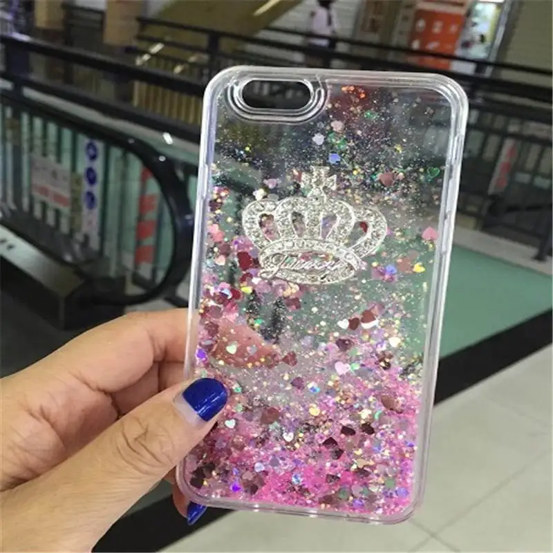 Diamond-Studded Liquid Quicksand For Iphone 66S 6P 78 78plus Xxs All-Inclusive Soft Shell Drop-Proof Cover |