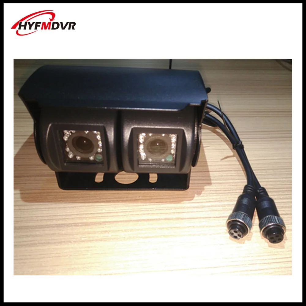 Dual lens car camera ahd1080p/960p cmos800tvl/420tvl metal square surveillance probe waterproof night vision function SONY600TVL |
