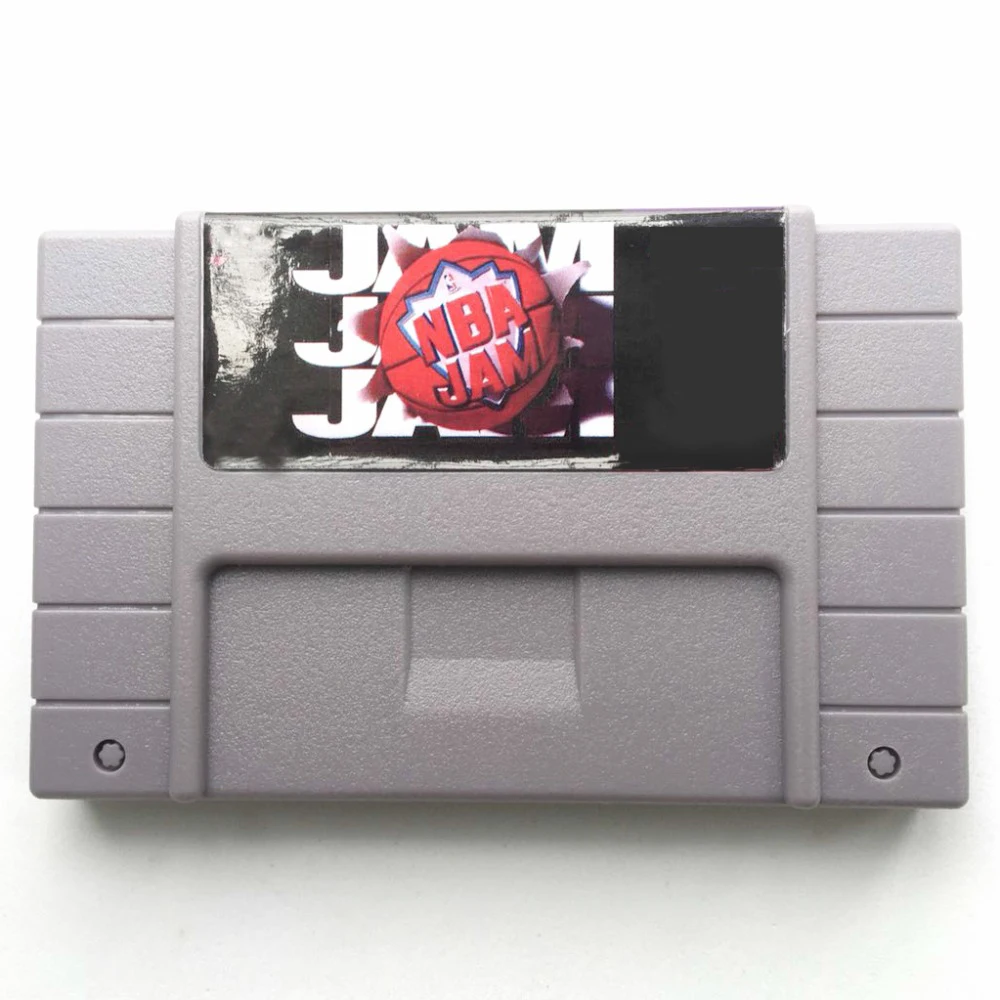 NBA Jam USA версия 16 бит 46 контактов большая серая игровая карта для NTSC игрового