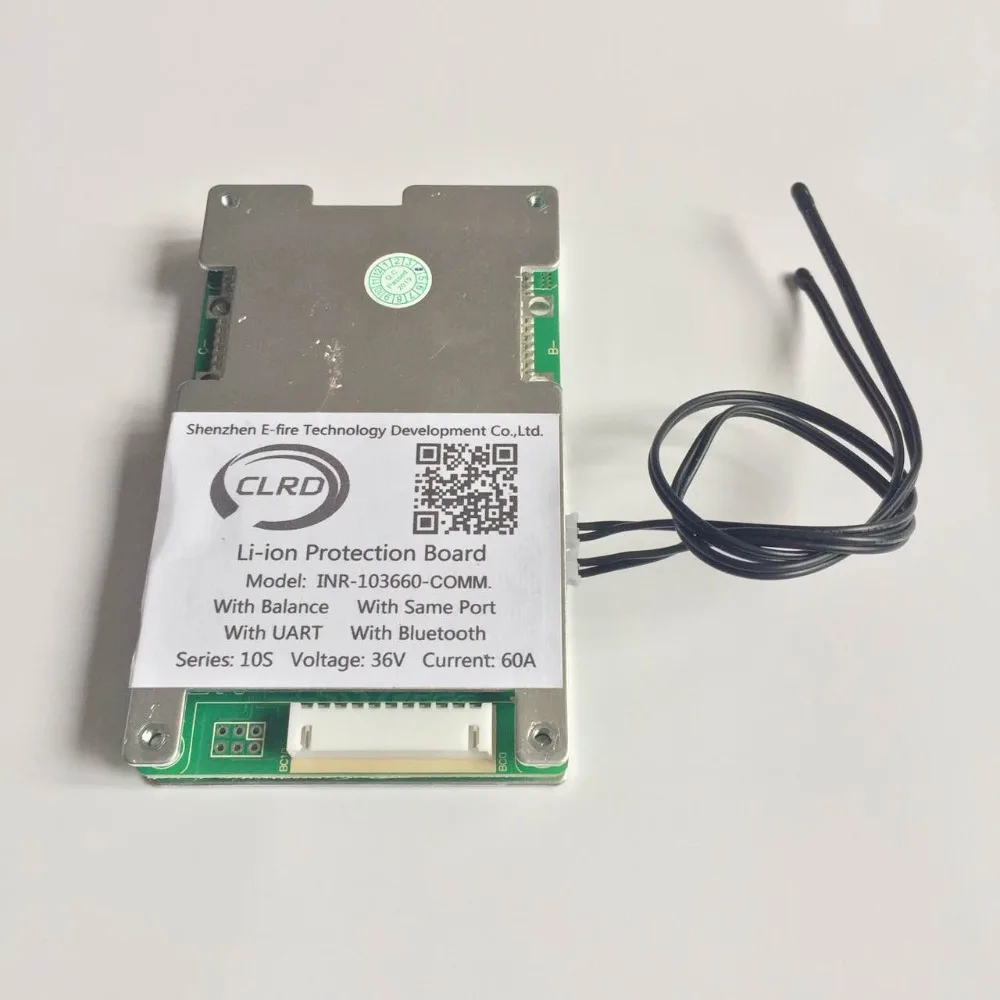 10S 36V 60A Смарт bms bluetooth bms с коммуникационная плата интерфейса UART тот же порт с балансом