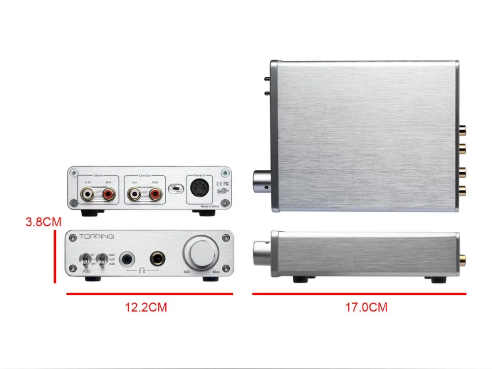 Topping A30 Hifi TPA6120A2 высококачественный усилитель Настольный усилитель для наушников 110 В до 240 В