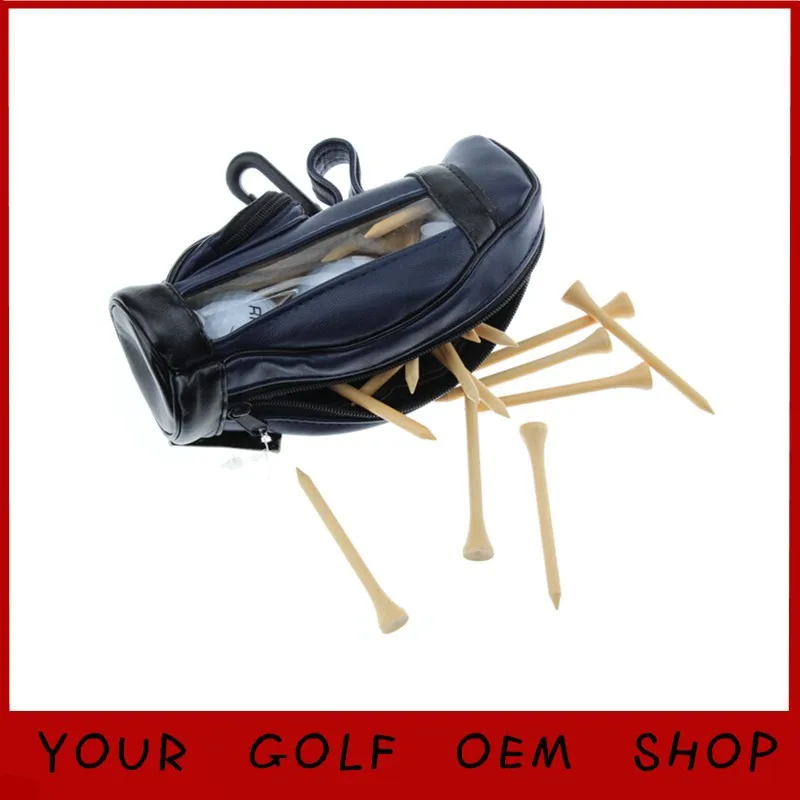 CRESTGOLF PU держатель для мяча гольфа маленький мяч с крючком и 3 шт. тренировочных