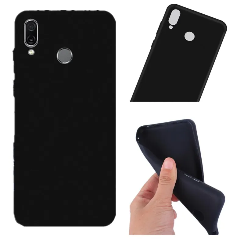 Matte Clear Soft Silicone TPU Coque Fundas Case For Huawei P20 Lite P10 P9 P8 2017 P Smart Mate 10 Cover Black |
