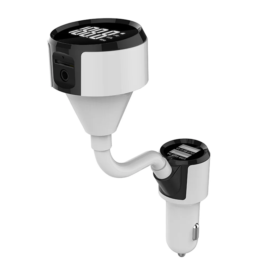 Bluetooth fm передатчик автомобильный комплект стерео музыка воспроизведение двойной