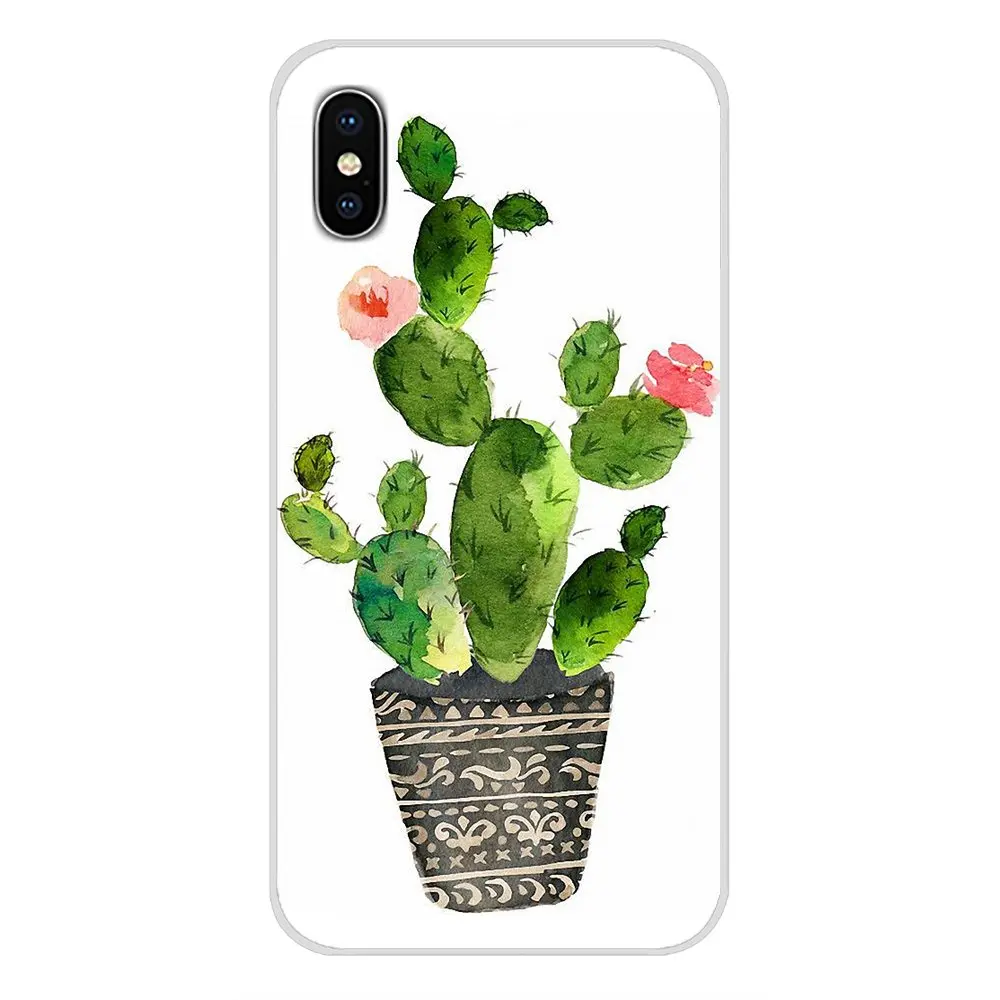 Аксессуары чехлы для телефонов Чехлы с рисунком кактуса Samsung Galaxy S4 S5 MINI S6 S7 edge S8 S9