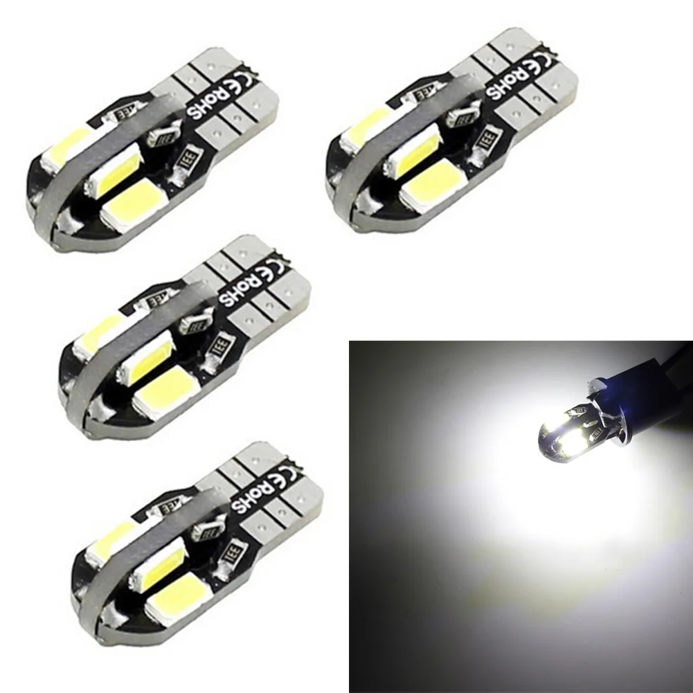 4 шт./лот Canbus T10 8smd 5630 5730 СВЕТОДИОДНЫЙ Свет автомобиля W5W 194 SMD светодиодный шарик