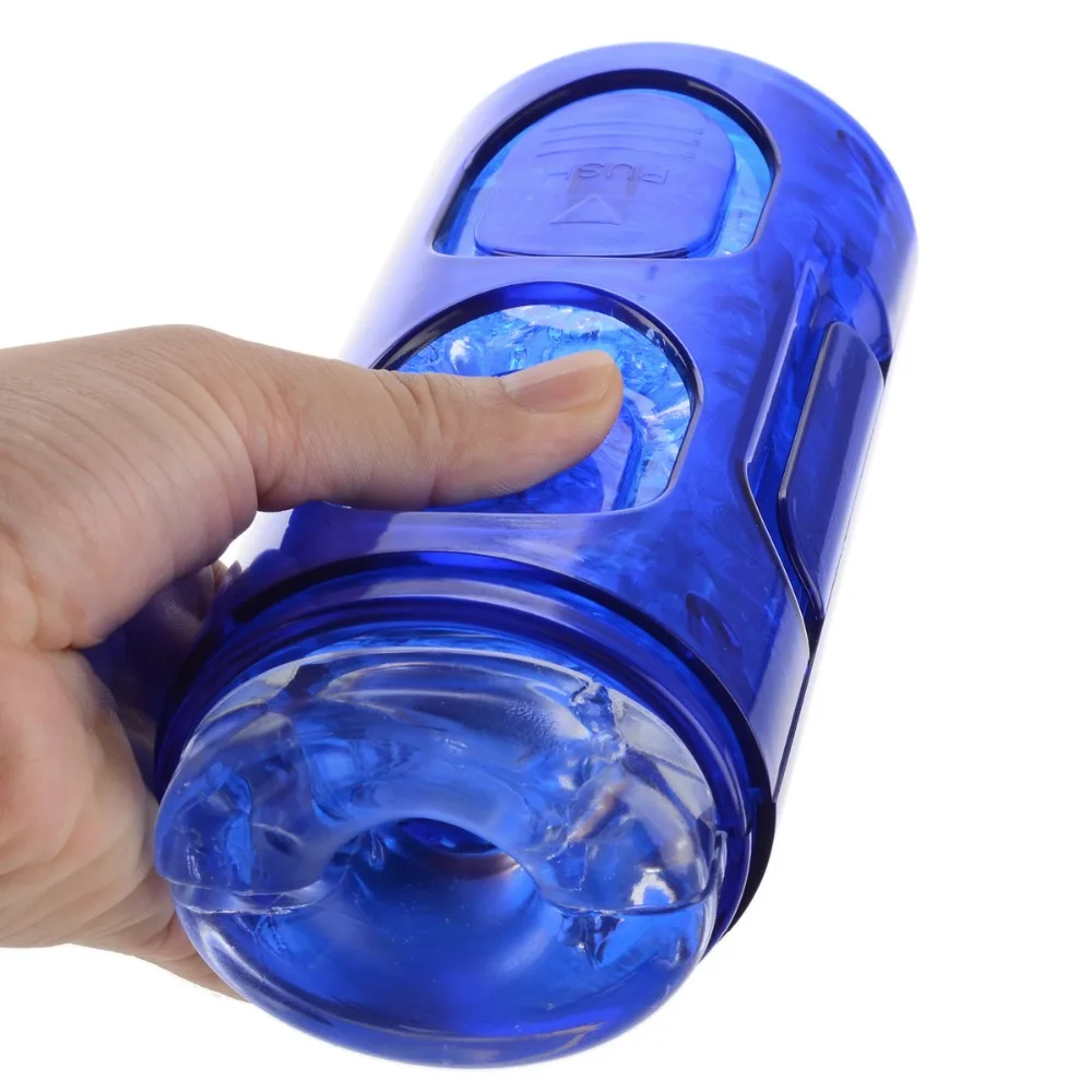 Кристальный мастурбатор со сильным всасыванием для мужчин. Тренажеры для мастурбации и средство для задержки эякуляции "Aircraft Delay Spray Time".