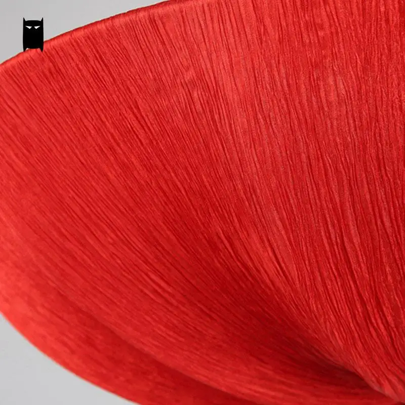 Подвесной светильник в виде лотоса из цветной ткани китайском классическом