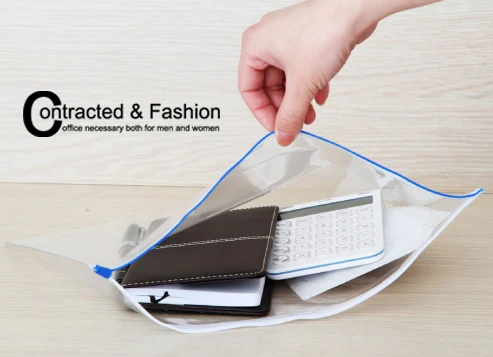 Durable Waterproof zipper Book A4 Paper File Folder Bag Accordion Style Design Document Rectangle Office Home School | Канцтовары для