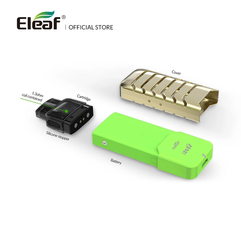 FR Original 15W max Electronic Cigarette Kit Eleaf iWu kit pod system 2ml with 700mAh battery TPD Compliant | Электроника