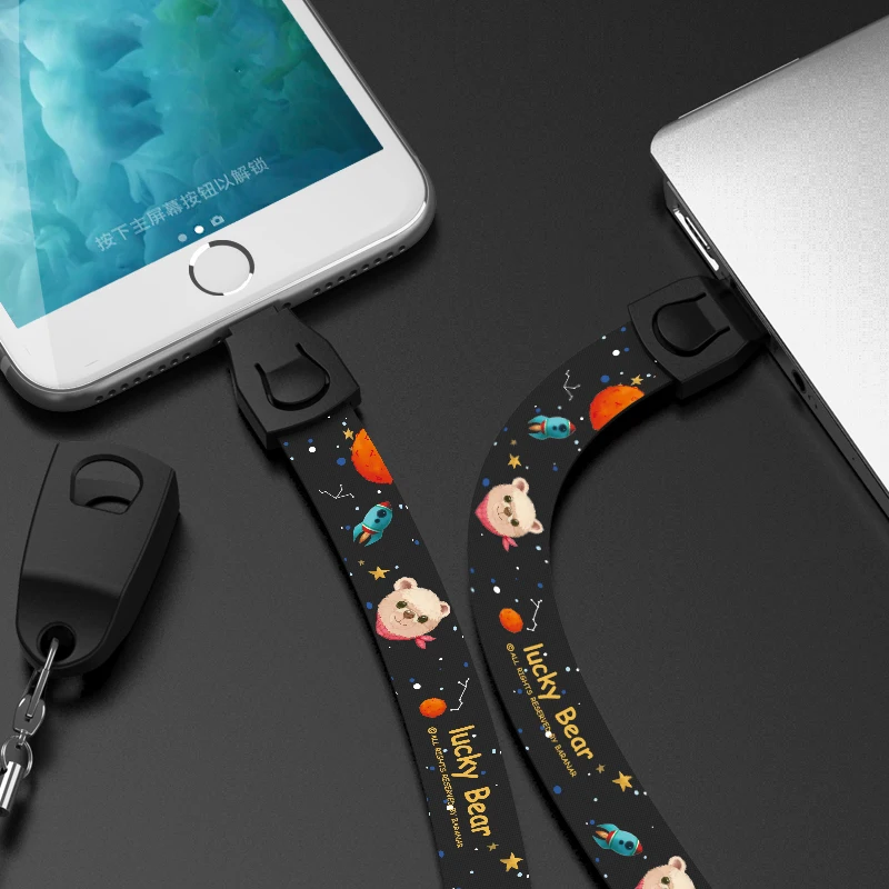 The lanyard Data Cable for Samsung Xiaomi Redmi iPhoneX 7 8 Sync Line Fast Quick Charging Wire Galaxy S3 S4 | Мобильные телефоны и