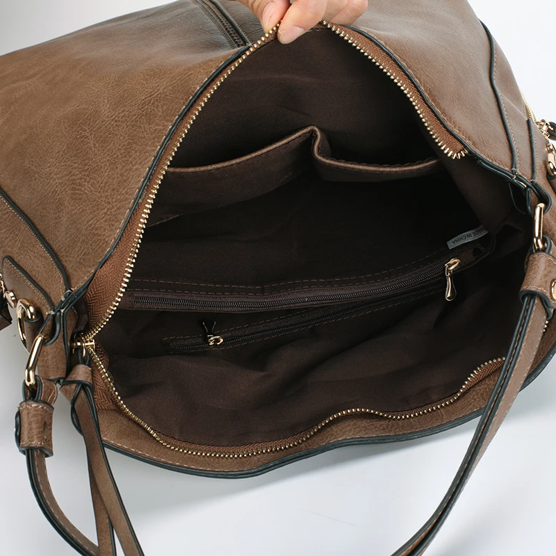 SWEET SNOW New Women Leather Handbags Luxury Brand Ladies Shoulder Bag Large Capacity Multi-Purpose Hand bag Women's | Багаж и сумки
