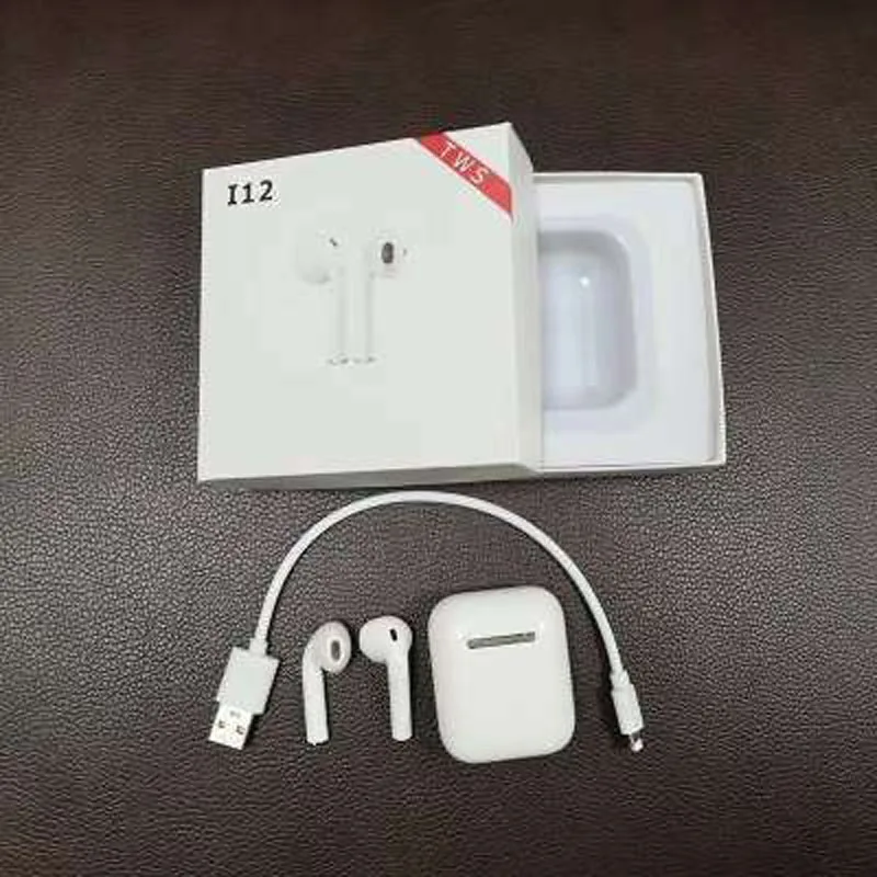 2019 Новый i12 tws Bluetooth 5 0 беспроводной супер тяжелый бас ухо телефон для всех сотовых