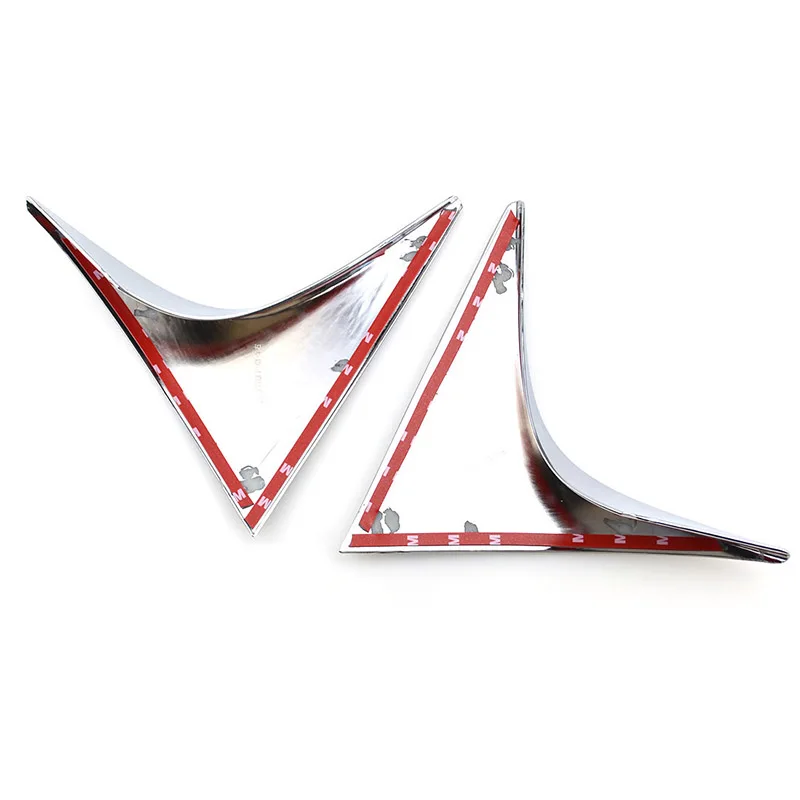 AX хромированный задний боковое крыло спойлер треугольный столб пост крышка