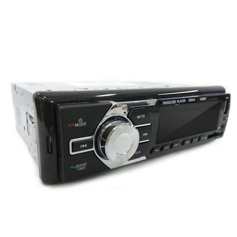 Большой мощности Bluetooth приемник аудио MP3 плеер FM Radio1 Din в тире USB SD AUX автомобиль
