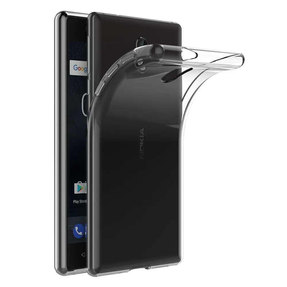 Чехол для Nokia 3 5 дюймов ультра тонкий мягкий Силиконовый ТПУ резиновый