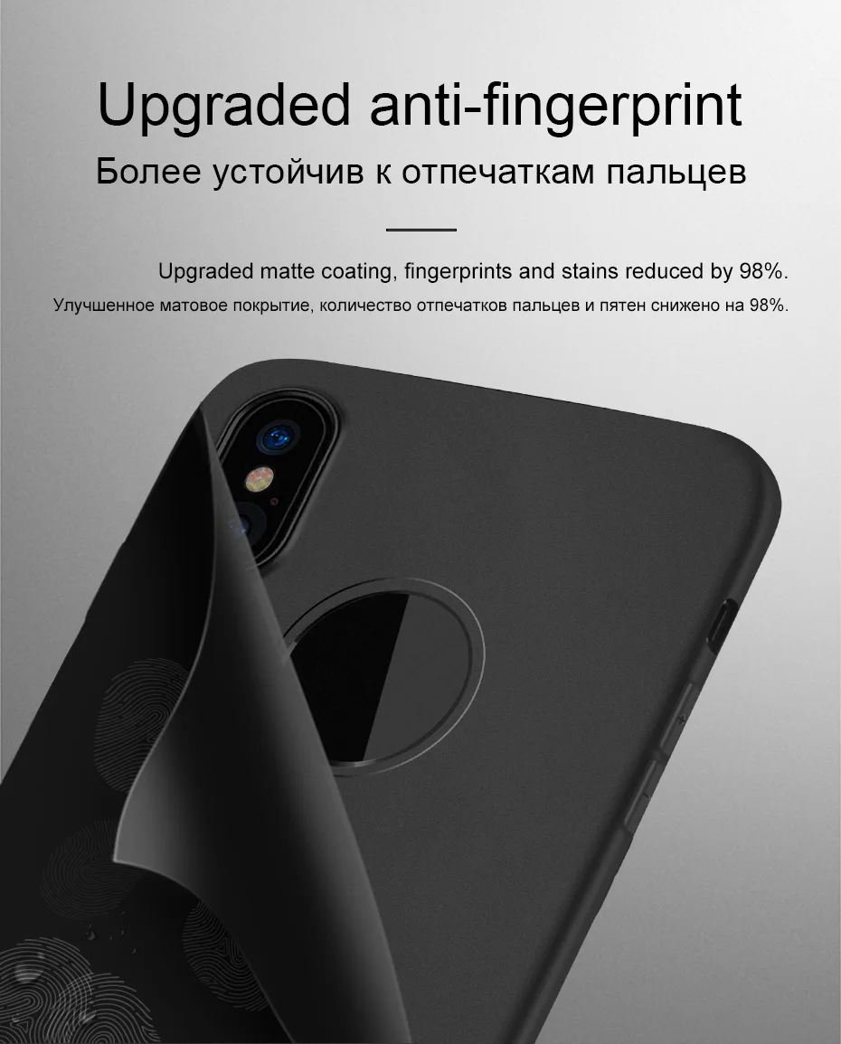 HOCO Ультратонкий чехол для Apple iPhone XS Max Защитный матовый классический жесткий чехол матовый защитный чехол s для iPhone XR