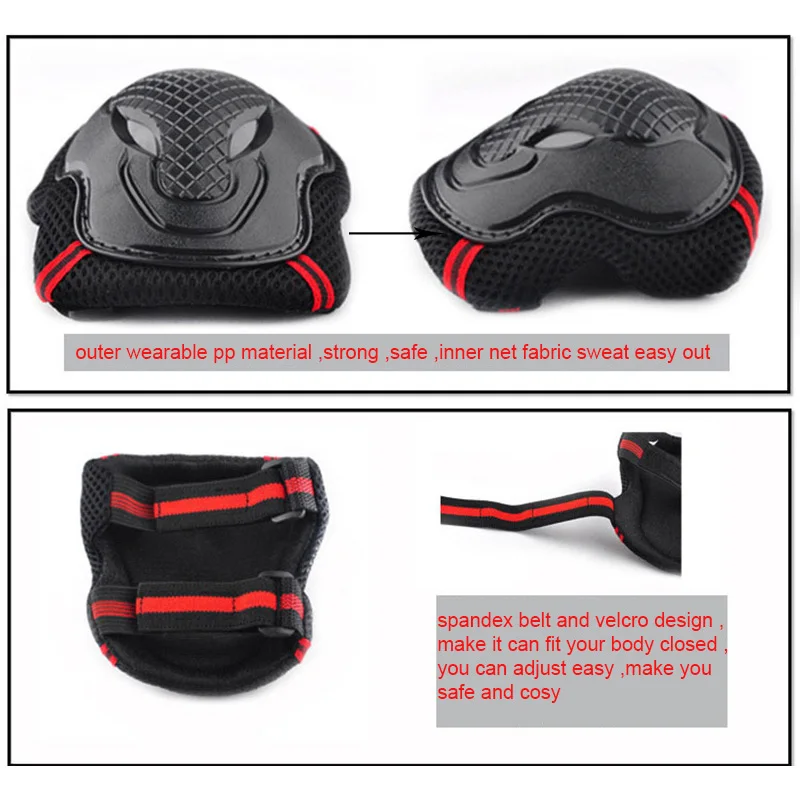 Hand and Elbow Pads Motorcycle Cycling Protective knee Protector set Motocross Sports Guard Skiing Support Protection | Спорт и