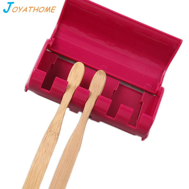 Joyathome Лидер продаж Автоматический Диспенсер зубной пасты 5 держатель для и щетки