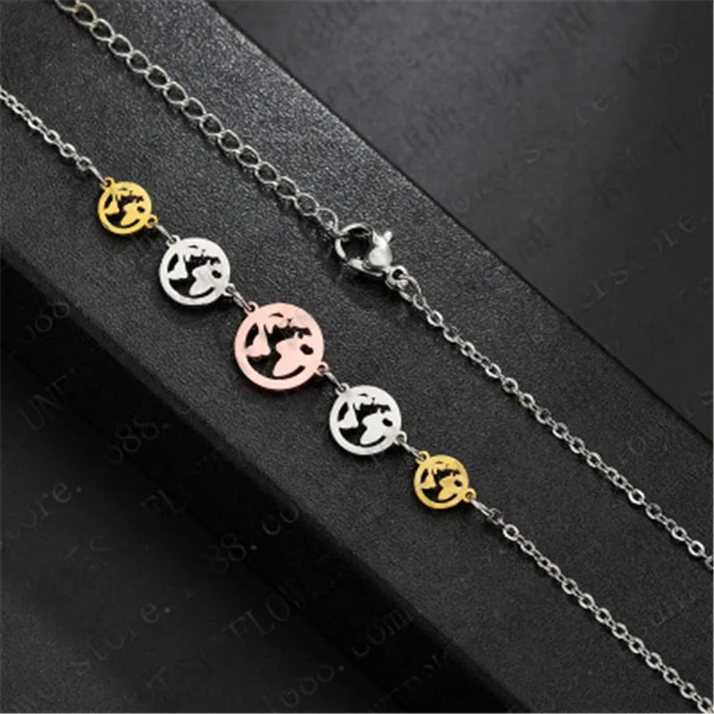 Женское колье из нержавеющей стали в Корейском стиле