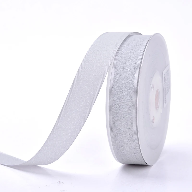 YAMA полиэстер Grosgrain край гранулированный активированный уголь из ленты 9 16 19 25 38 мм и 3/8 5/8 3/4 1 1-1/2 дюймов 100 ярдов печатных ленты и бабочки - Цвет: shell grey 007