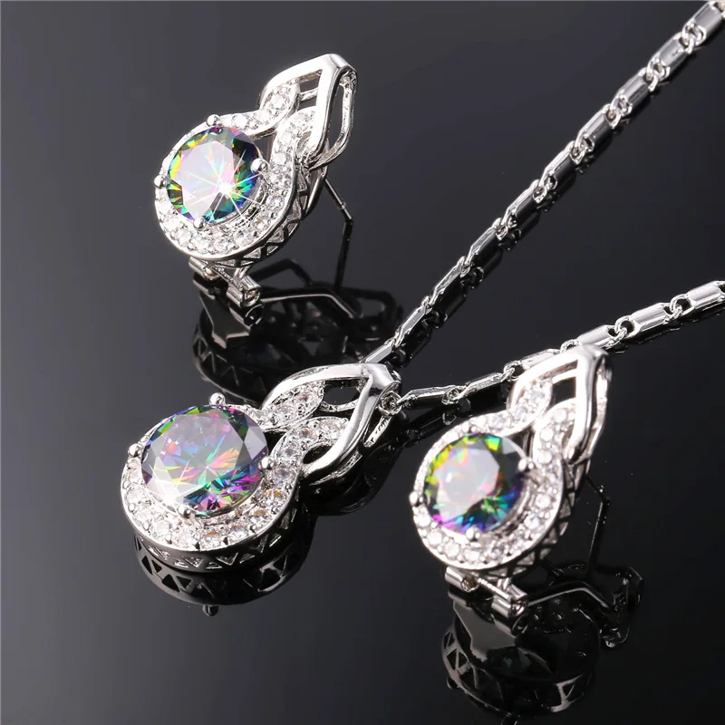 Новинка 2016 набор сережек и ожерелья желтого золотого/серебряного цветов