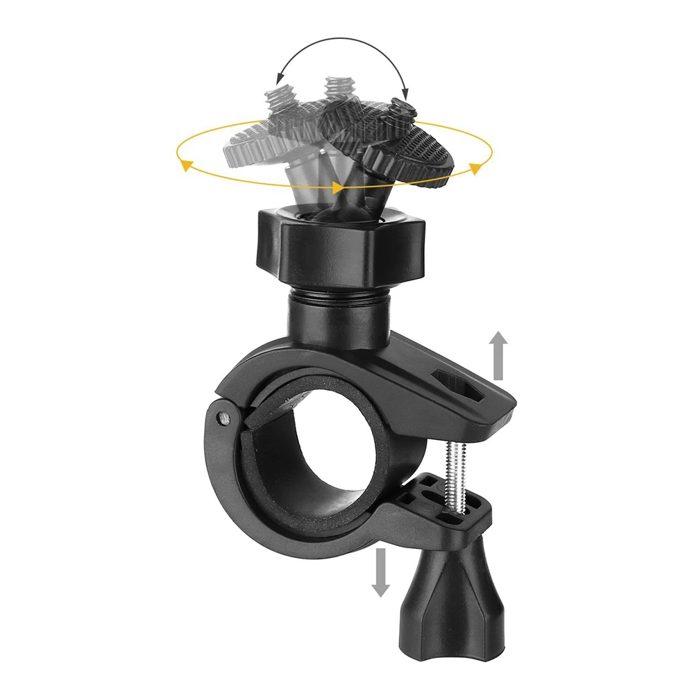 Кронштейн для экшн камеры MINIFOCUS велосипедный зажим круглой формы GoPro Hero 9 8 7 6 5 4 hero