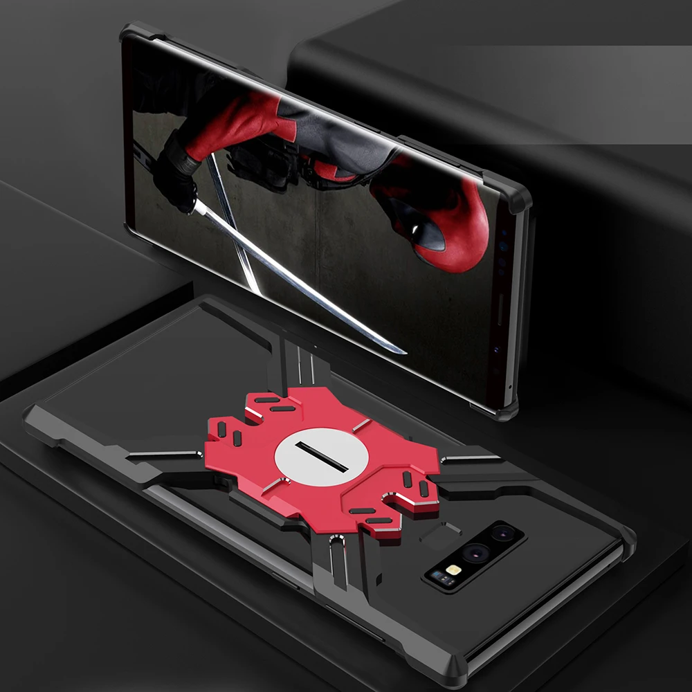 Для samsung Note 9 чехол Роскошный милый жесткий металлический алюминиевый сплав противоударный Броня чехол для телефона samsung Note 9 задняя крышка