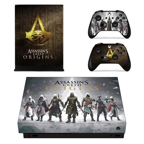 Homereally Наклейки Xbox One X Стикеры кожи для Microsoft Xbox One скины Вашему вниманию Assassin'screed для Xbox One X консоли и контроллер - Цвет: style04