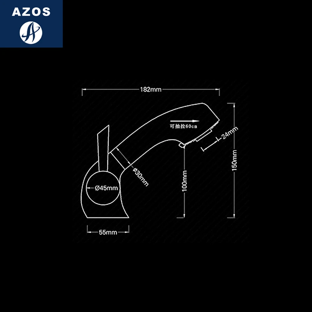 Современный Смеситель для ванной комнаты Вытяжная насадка душа с одной ручкой