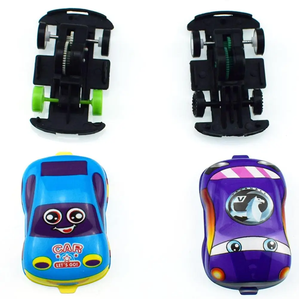 

Kids Cartoon Shape Mini Pull Back Car Capsule Toys Set School Award