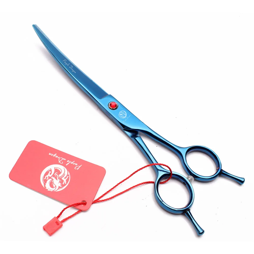 7 &quotнержавеющая фиолетовый дракон синий гребень ножницы для ухода резки