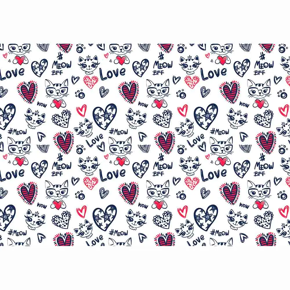 Фотофон Allenjoy с надписью love Hearts|Фон для фотосъёмки| |